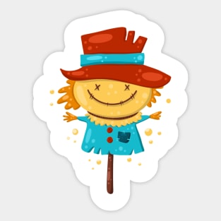 scarecrow halloween Sticker